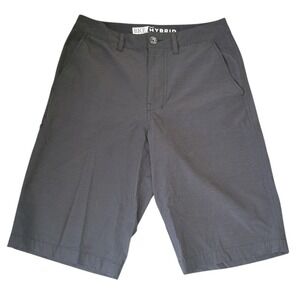 BKE Hybrid Shorts Mens Sz 27 Charcoal Gray Standard Fit Stretch E660